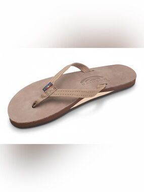 😎 Women’s Rainbow single layer narrow strap sandals